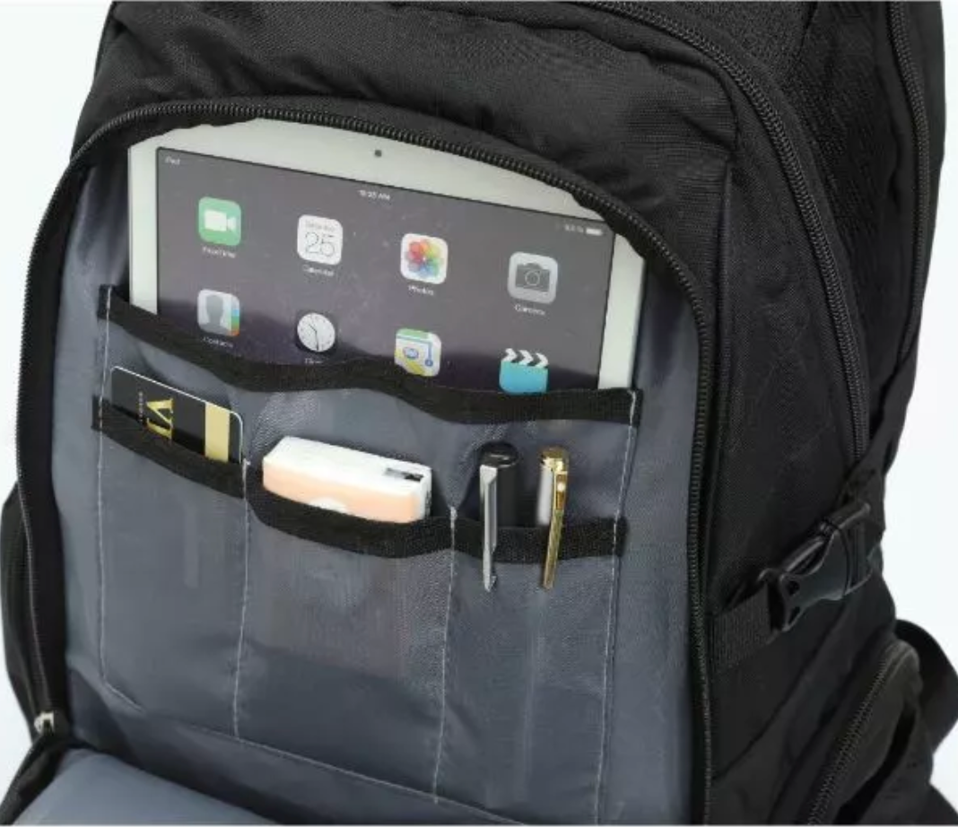 Mochila XIAOBANG Para Notebook Impermeável Com Cadeado Entra USB/Fone