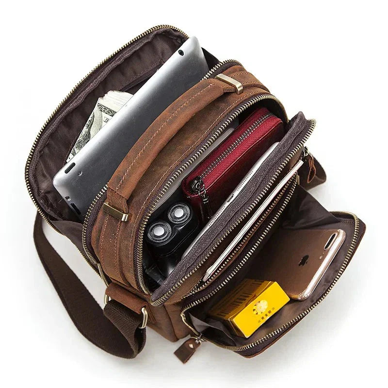 Mochila em Couro de Vaca - Hummer Premium