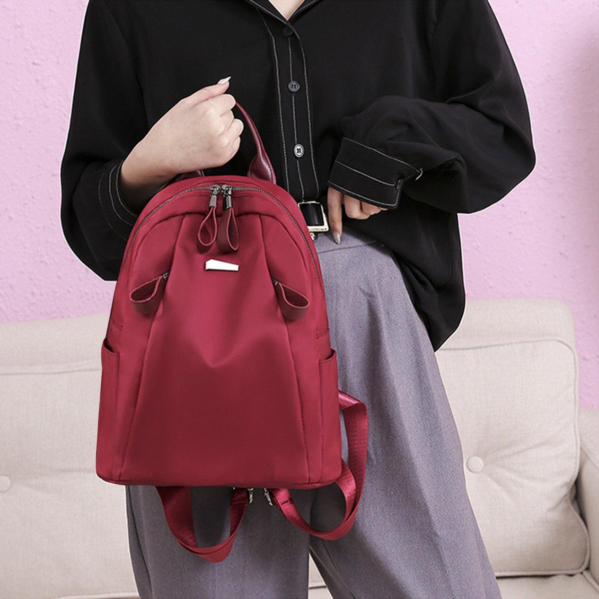 Mochila Compacta Bryna Casual Resistente à água