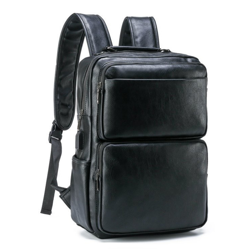 Mochila Masculina em Couro Genuino - Caspian Bag