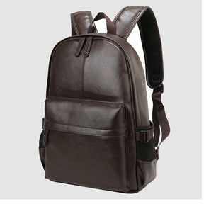 Mochila de Couro Compacta Modelo Urbano Notebook 14 Polegadas