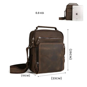 Mochila em Couro Genuíno em Vaca - Joyir Premium