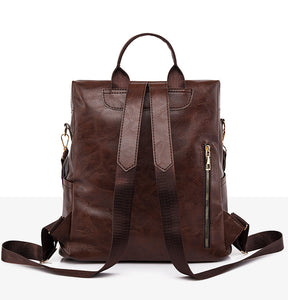 Mochila Feminina em Couro Vintage Luise