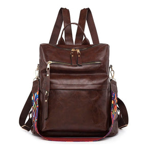 Mochila Feminina em Couro Vintage Luise