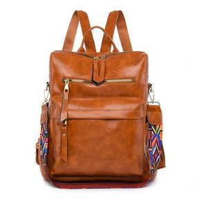 Mochila Feminina em Couro Vintage Luise