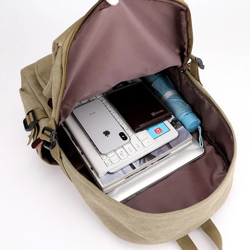 Mochila de Lona Masculina Escolar Dida Bear