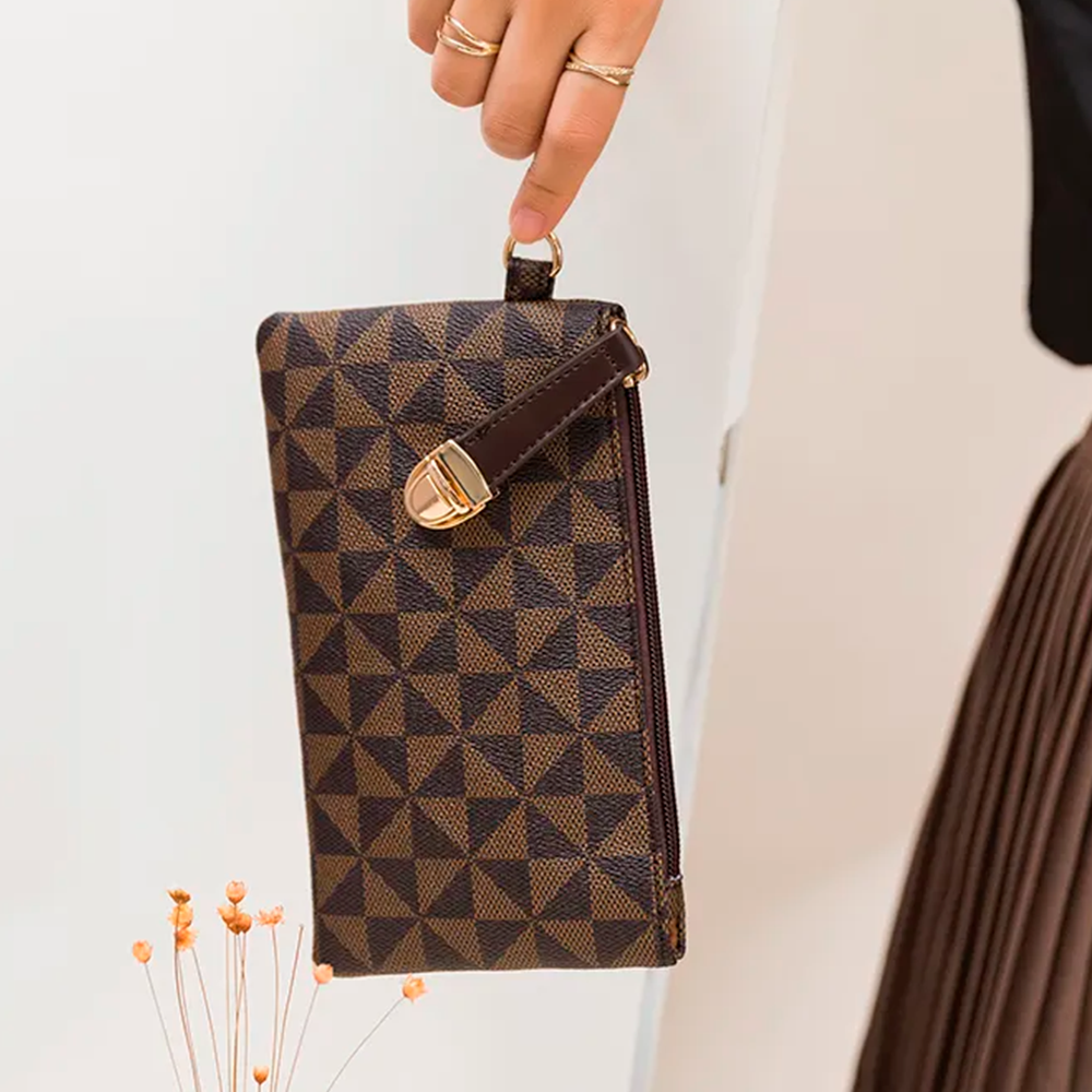 Mochila Feminina em Couro + Carteira - Classic Elegance